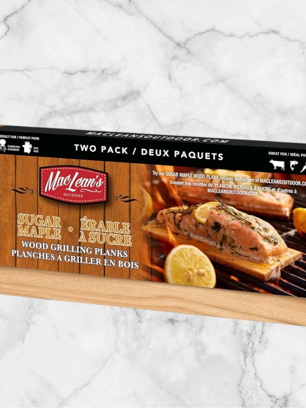 2 for $30 | Sugar Maple Wood Grilling Planks - (2 Pack)